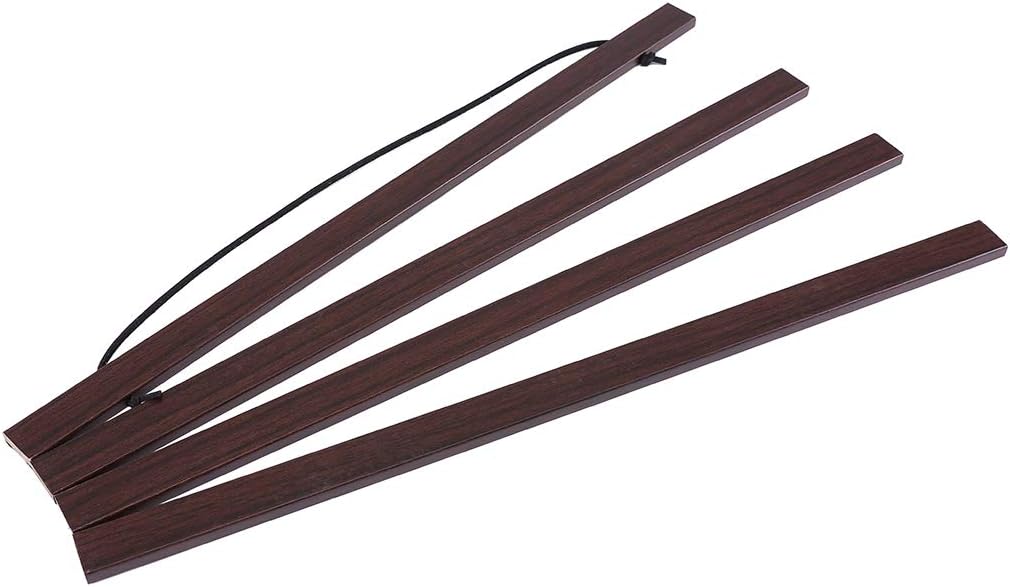 Ywlake Magnetic Poster Hanger, 9x12 9x14 9x17 Poster Frame Wood Wooden Magnet Print Posters Dowel Scroll Hanger Hangers Hanging Kit for Walls Map Canvas Artwork (Walnut, 9")