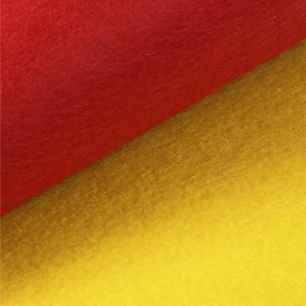 flic-flac 42pcs 12 x 12 inches (30cm*30cm) Felt Fabric Sheet Assorted Color Felt Pack DIY Craft Squares Nonwoven