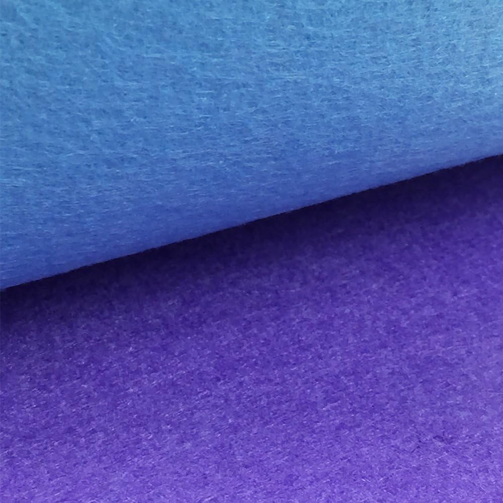 42pcs Felt Fabric Sheet Assorted Color Felt Pack DIY Craft Squares Nonwoven (25 * 25cm)