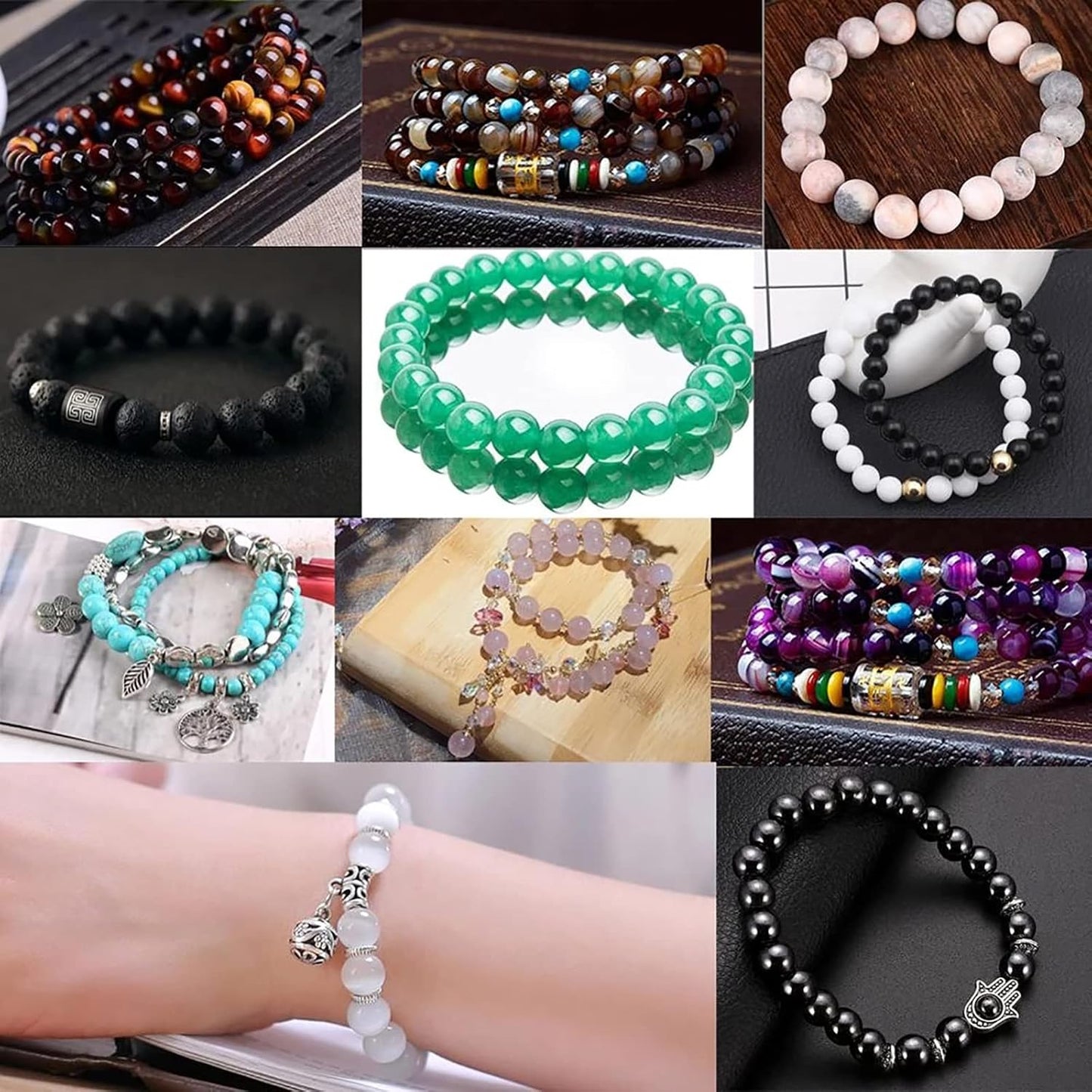 72PCS 10mm Natural Amethyst AAAAA Purple Crystal Quartz Beads Gemstones Round Stone Beads for Jewelry Making DIY Bracelet Necklace 2 Strand 32"