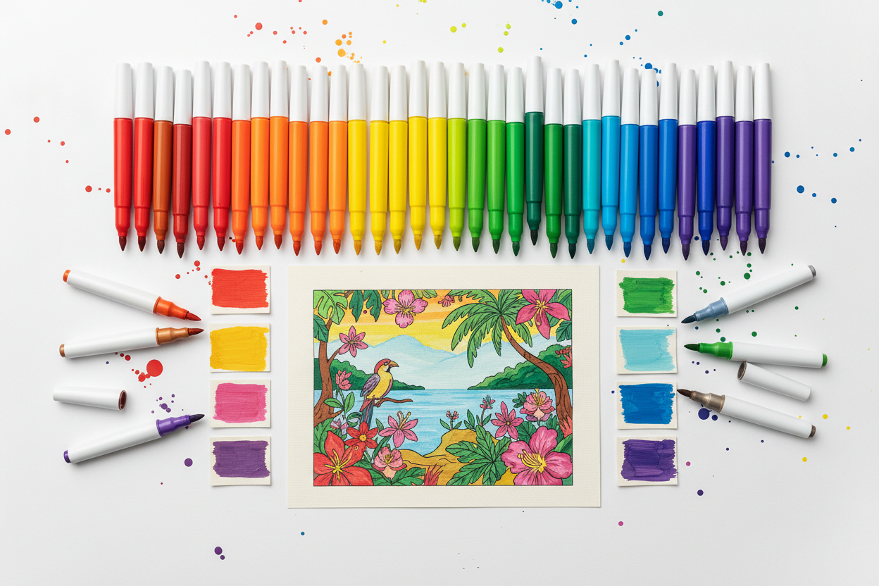 Acrylic Markers: The Complete Guide to Techniques, Surfaces & Projects