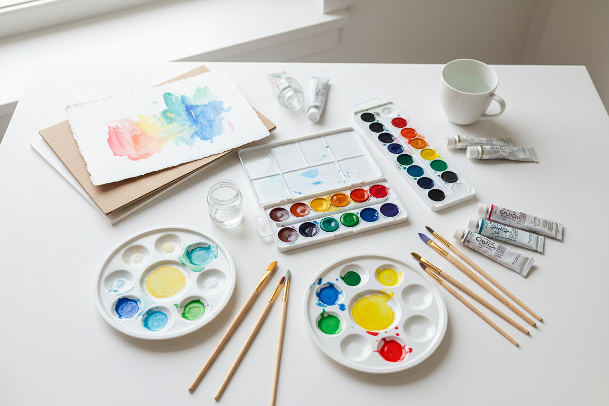Essential Painting Supplies for Kids' Creative Development