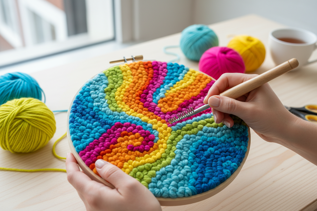 Punch Needle Embroidery: Fast and Fun Textured Fiber Art