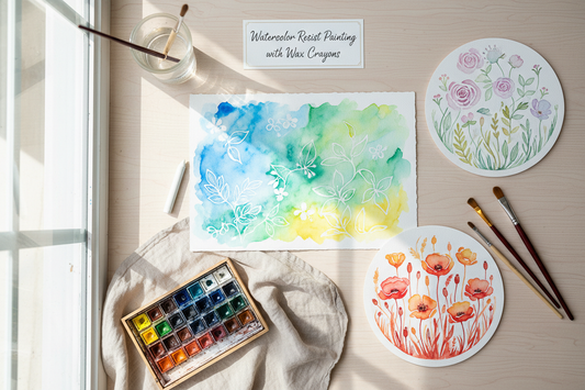Watercolor Resist Painting with Wax Crayons: A Magical Technique for All Skill Levels