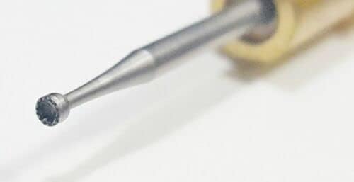 Wire Rounder Tool with Wooden Handle Debur Wire End Wire Working Tool Round Bur By JTS