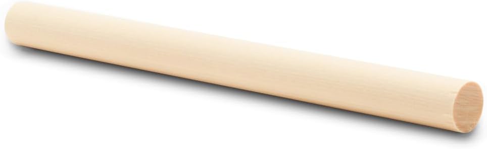 Dowel Rods Wood Sticks Wooden Dowel Rods - 1/2 x 6 Inch Unfinished Hardwood Sticks - for Crafts and DIYers - 100 Pieces by Woodpeckers