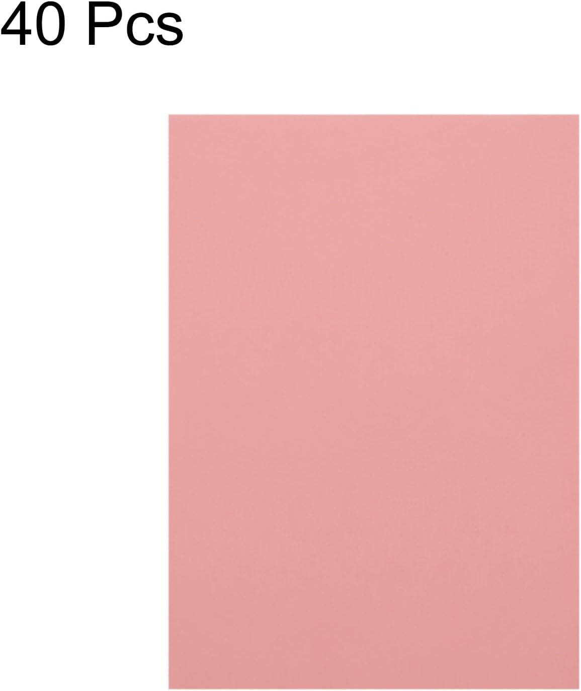 MECCANIXITY Colored Vellum Paper, 40 Sheet Light Pink Transparency 8.5 x 11 Printable Vellum Paper, Translucent Vellum Sheets for Printing Wedding Invitations Ink Jet Laser Printer