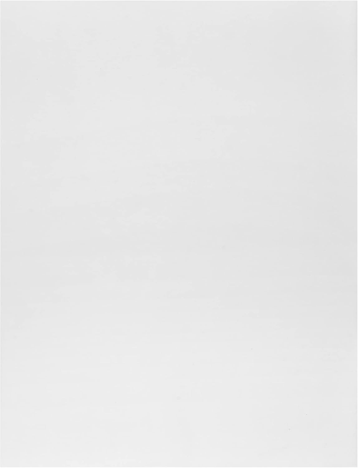 Quotidian White Flat US Letter Translucent Vellum Paper Printable Sheets 8.5" x 11" (21.6 x 27.9cm) Pack of 50 - Sketching Drawing Drafting Tracing