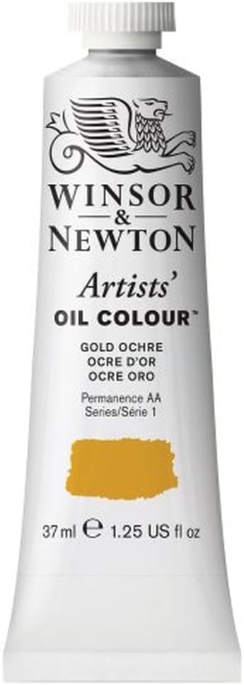 Winsor & Newton Artists' Oil Color, 37ml (1.25 oz) Tube, Gold Ochre