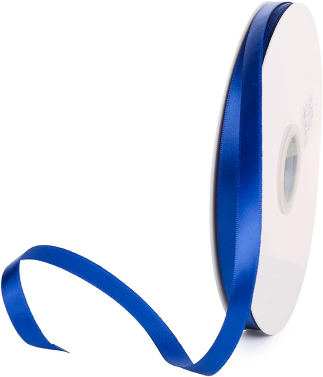 3/8" x 100 Yards Royal Blue Polyester Satin Ribbon Single Faced Bulk Fabric Ribbons for Gift Wrapping, Crafting and DIY Projects, Scrapbooking, Bows and Card Making