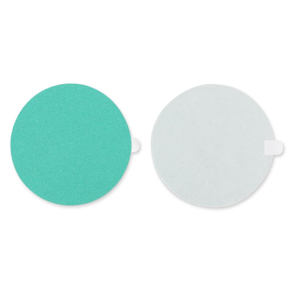 BHA 5” Green Film PSA Self Adhesive Sanding Discs - 50 Pack - Wet/Dry, Sticky Back, Premium Aluminum Oxide for Long-Lasting, Low-Dust & Load Resistant Sanding and Surface Finishing - 1000 Grits