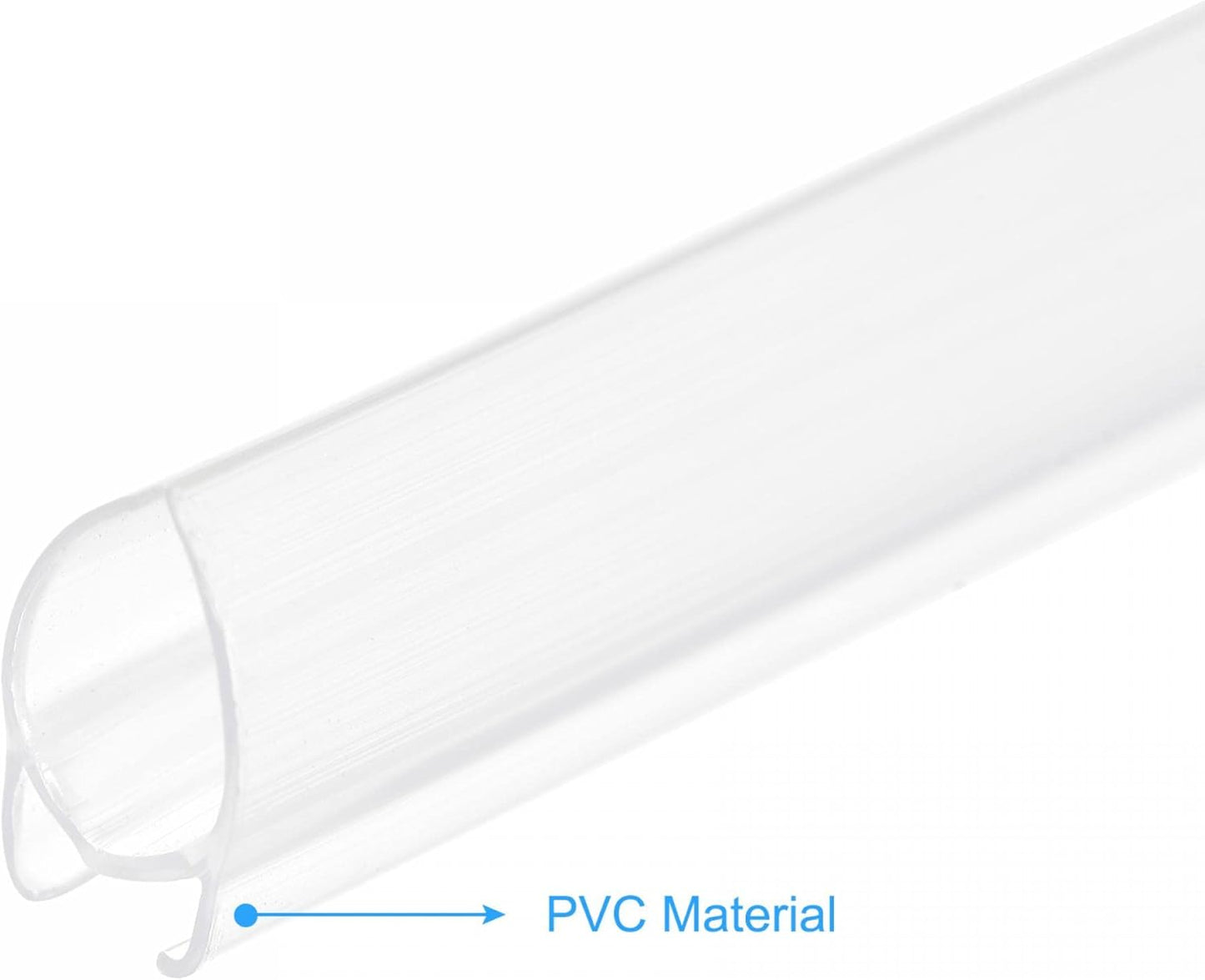 MECCANIXITY PVC Poster Hanger Rail Poster Strip Bar 70cm/28inch Clear with Clips for Poster, Map, 4 Set