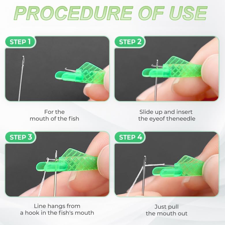 Automatic Sewing Needle Threader, Upgrade Fish Type Quick Needle Threaders for Hand Sewing, Sewing Machine Needle Threader Tools, Sewing Supplies - Designed for Sewing Lovers Alike (15pcs)
