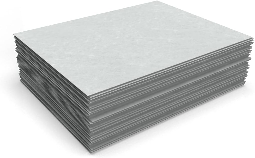 LUXPaper 8.5" x 11" Paper | Letter Size | Blue Parchment | 60lb. Text | 250 Qty