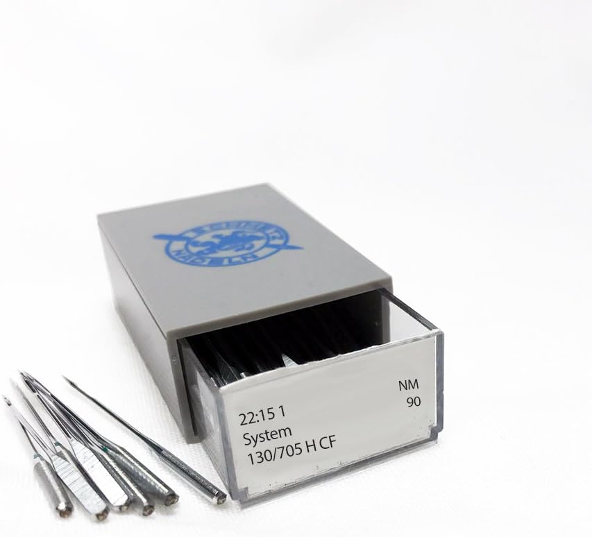 SCHMETZ Chrome Universal Household Sewing Machine Needles, Size 90/14, Bulk