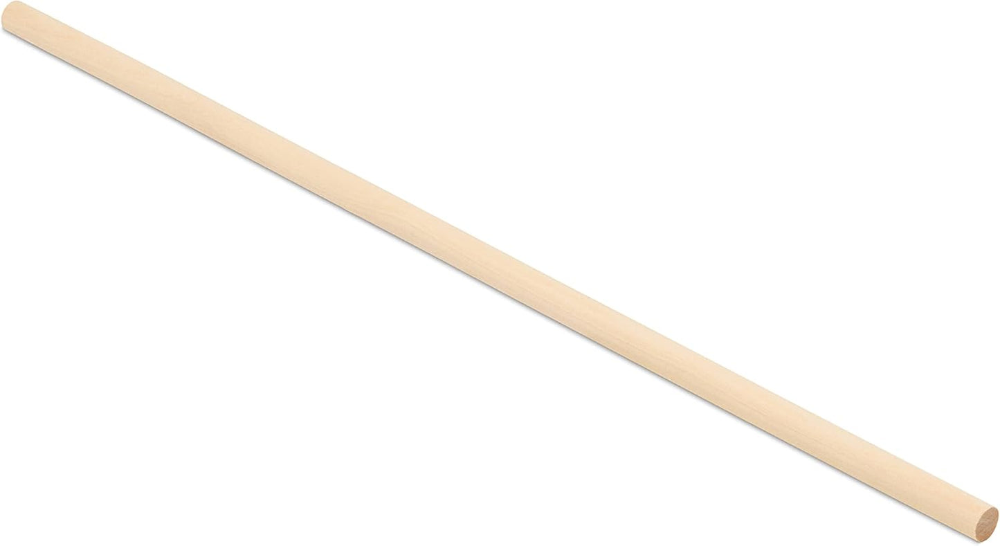 Dowel Rods Wood Sticks Wooden Dowel Rods - 5/16 x 12 Inch Unfinished Hardwood Sticks - for Crafts and DIYers - 50 Pieces by Woodpeckers