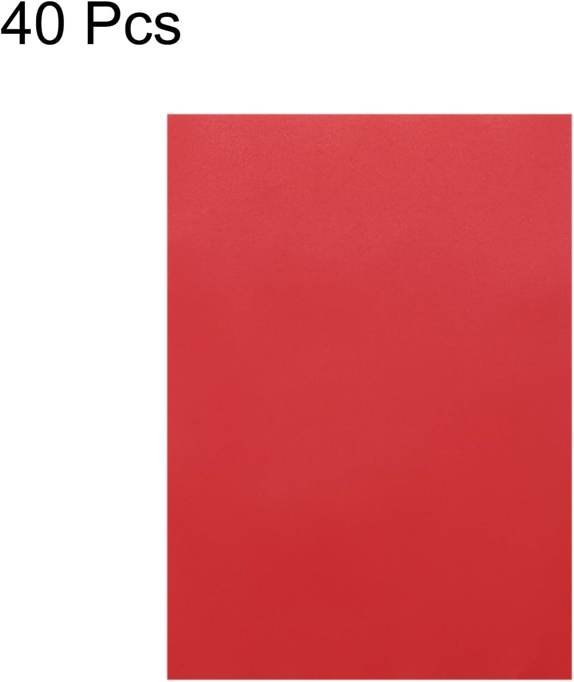 MECCANIXITY Colored Vellum Paper, 40 Sheet Deep Red Transparency 8.5 x 11 Printable Vellum Paper, Translucent Vellum Sheets for Printing Wedding Invitations Ink Jet Laser Printer