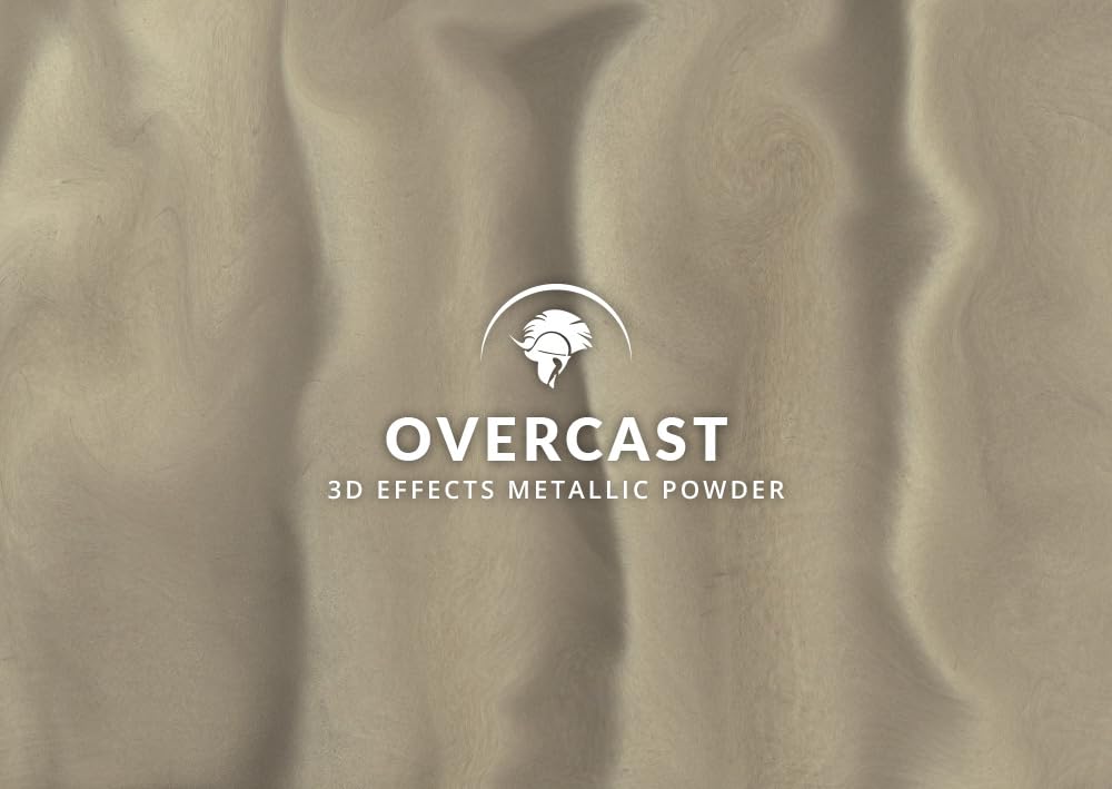 Spartan Epoxies Metallic Pigment Powder for Epoxy - 30 Unique Colors, 4oz for 1 Gallon and 12oz for 3 Gallons of Clear Epoxy, Made in The USA (Overcast, 4oz (45 Grams))