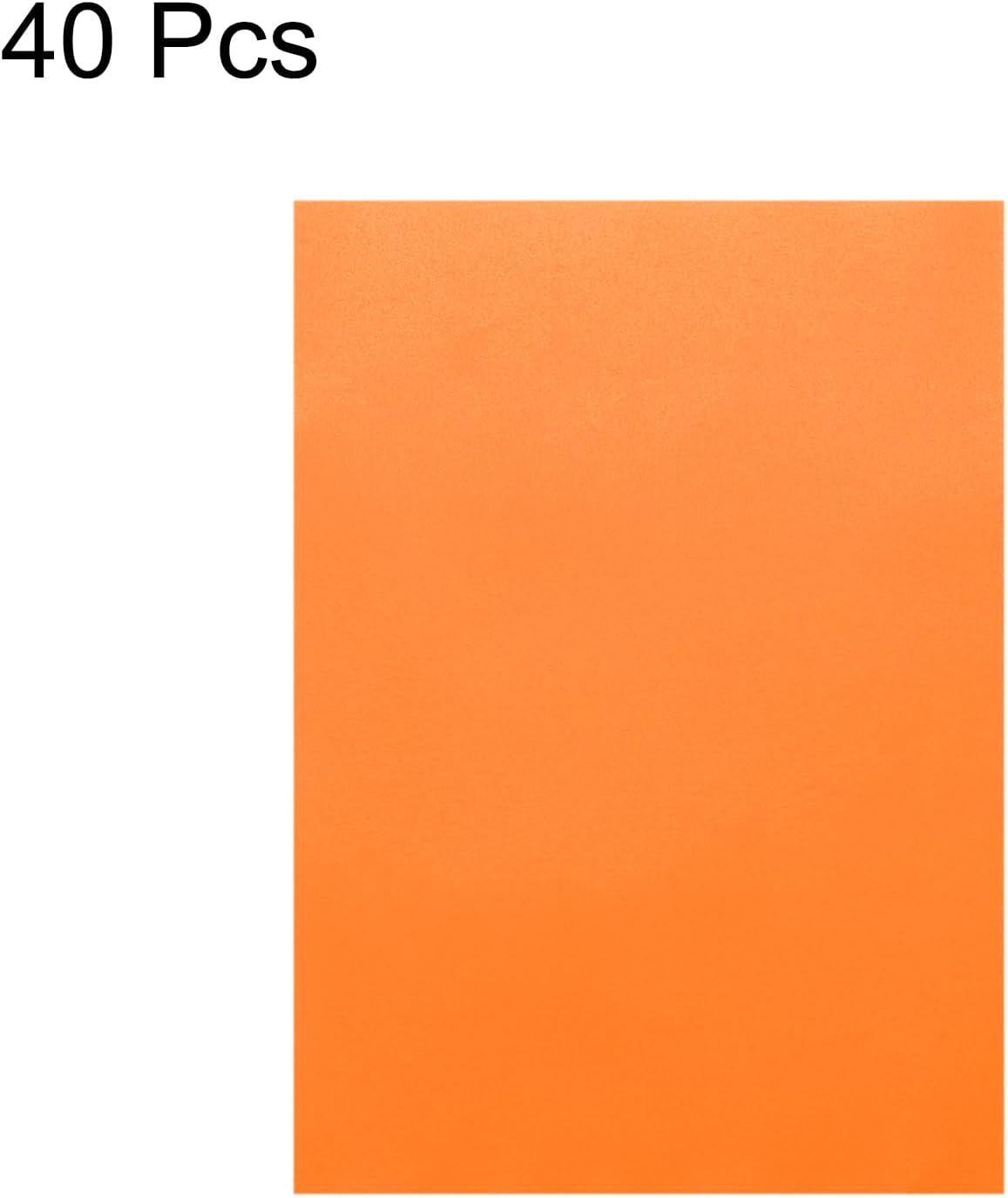 MECCANIXITY Colored Vellum Paper, 40 Sheet Orange Transparency 8.3" x 5.9" Printable Vellum Paper, Translucent Vellum Sheets for Printing Wedding Invitations Ink Jet Laser Printer