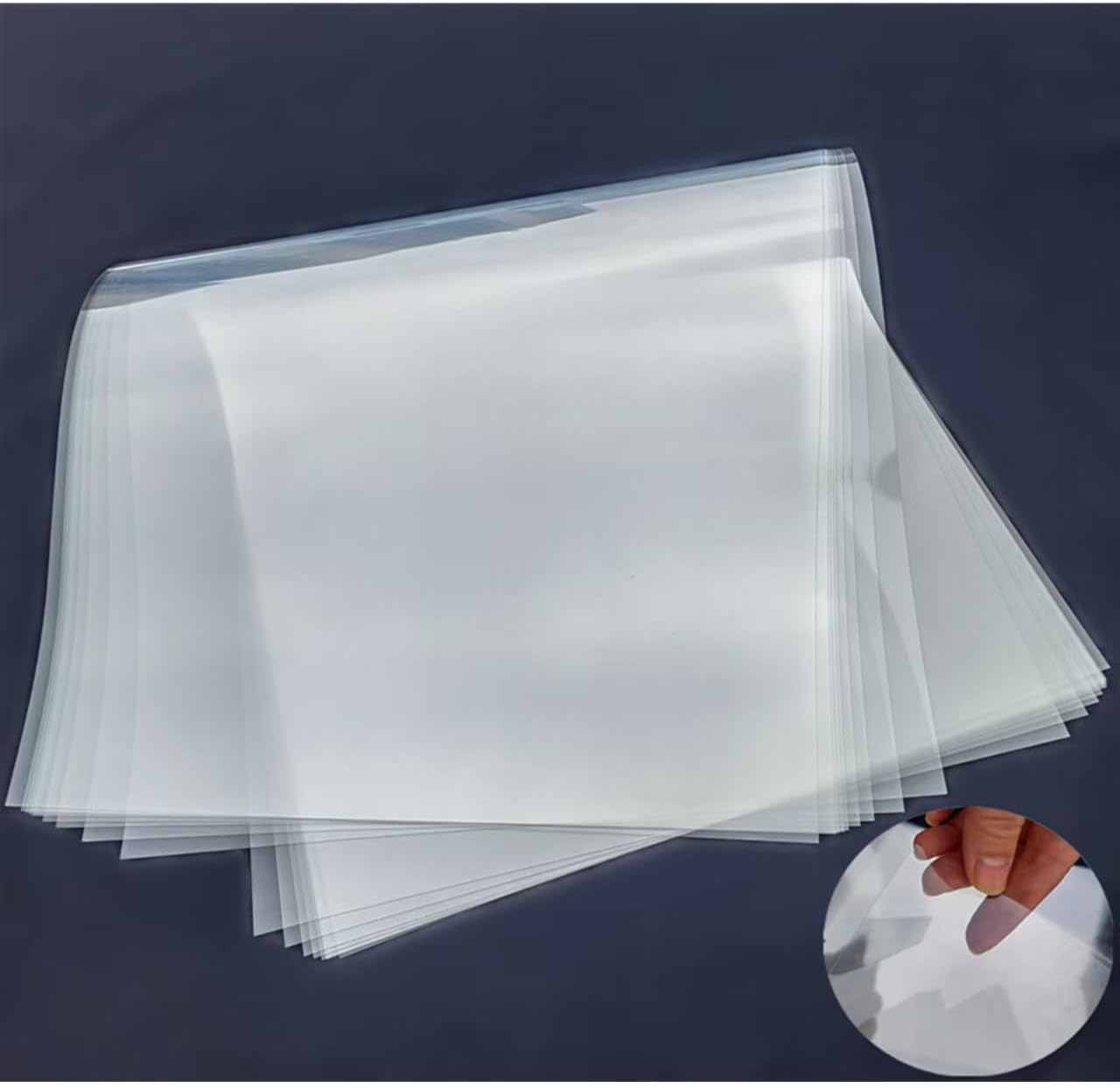 Transparent Blank Mylar Stencil Sheets for Cutting, Gift, 24" x 36" 10 mil/0.25mm Thick 5 Sheets.Acetate Template Material, Craft Plastic Sheets (24×36” /10 mil)