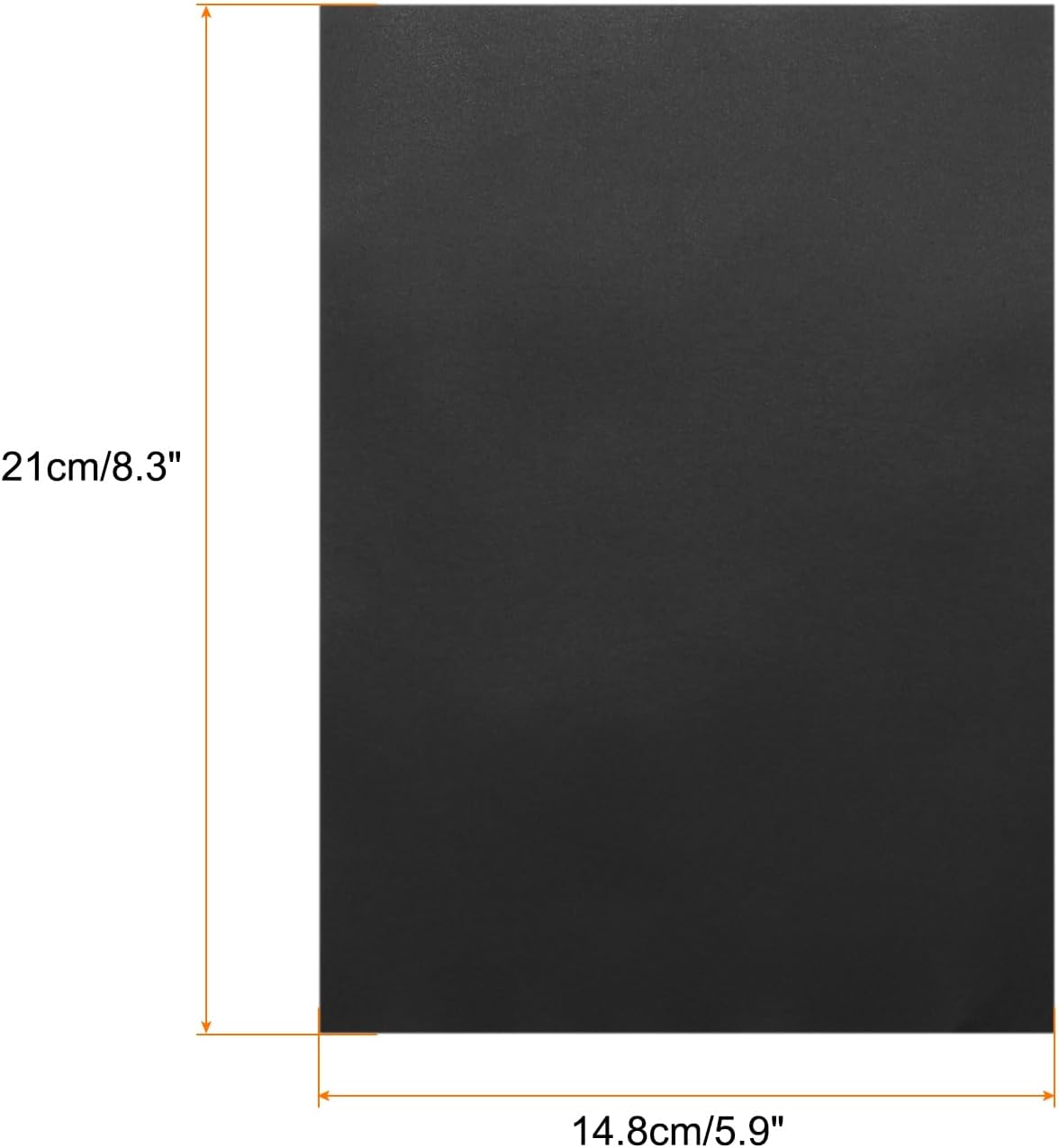 MECCANIXITY Colored Vellum Paper, 40 Sheet Black Transparency 8.3" x 5.9" Printable Vellum Paper, Translucent Vellum Sheets for Printing Wedding Invitations Ink Jet Laser Printer