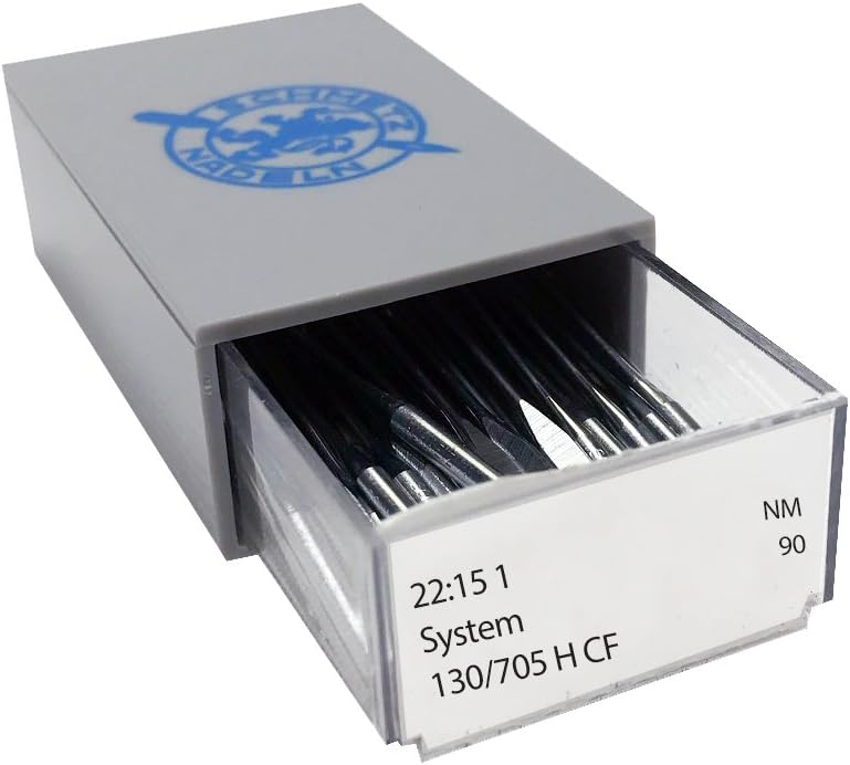 SCHMETZ Chrome Universal Household Sewing Machine Needles, Size 90/14, Bulk