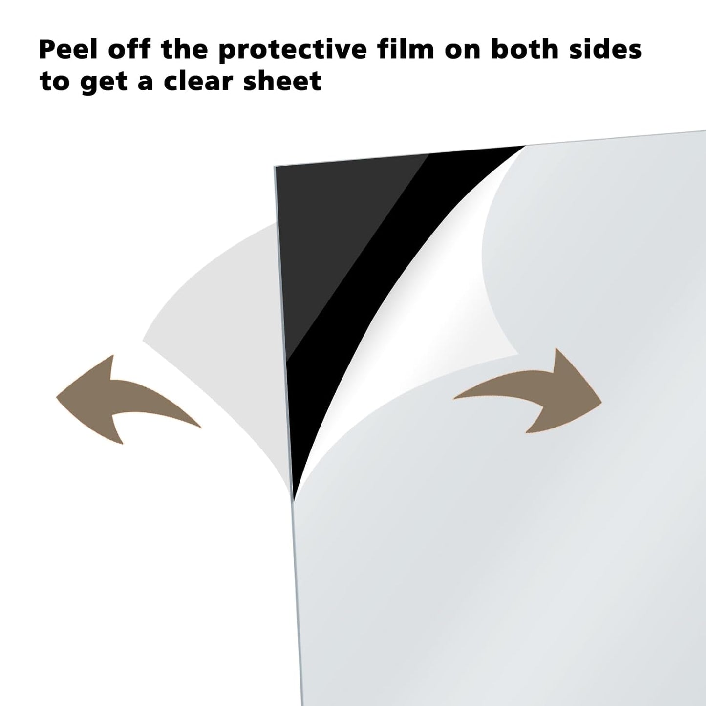 Egofine 8" x 10" Black Plexiglass Sheets 12 Pack 0.04 Inch Cast Acrylic Sheet Thick for DIY Craft Projects, Painting, Photography, Sign, Display Stand, Home Decor, Easy to Cut