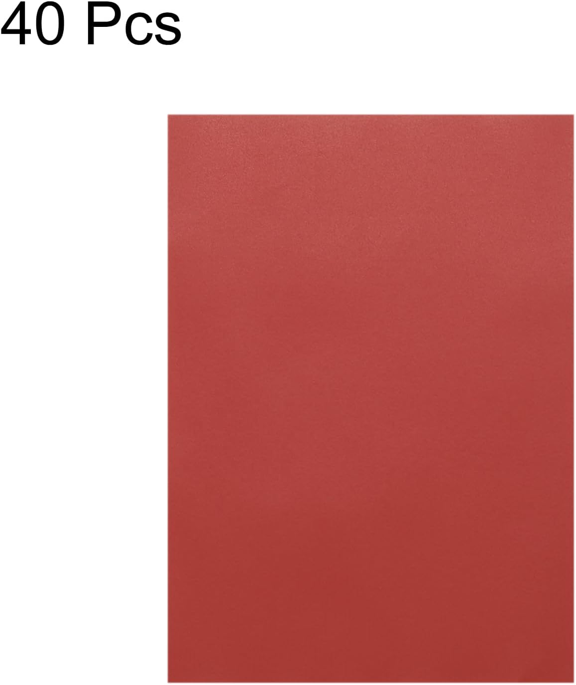 MECCANIXITY Colored Vellum Paper, 40 Sheet Red Transparency 8.5 x 11 Printable Vellum Paper, Translucent Vellum Sheets for Printing Wedding Invitations Ink Jet Laser Printer