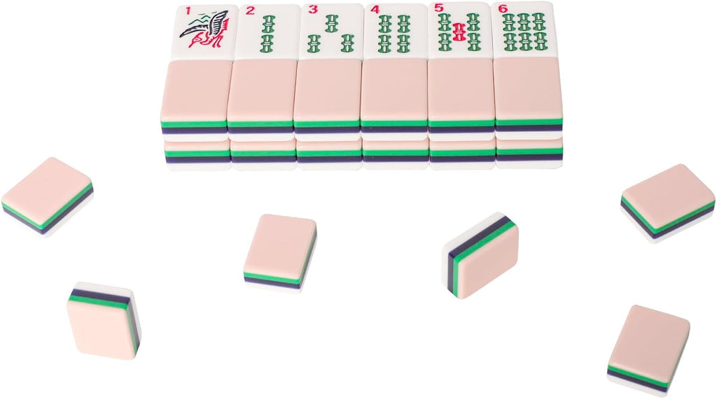 American Mahjong Tiles Set with 166 Quality Acrylic Tiles (1.2", Tiles Only), Mahjongg Game Set