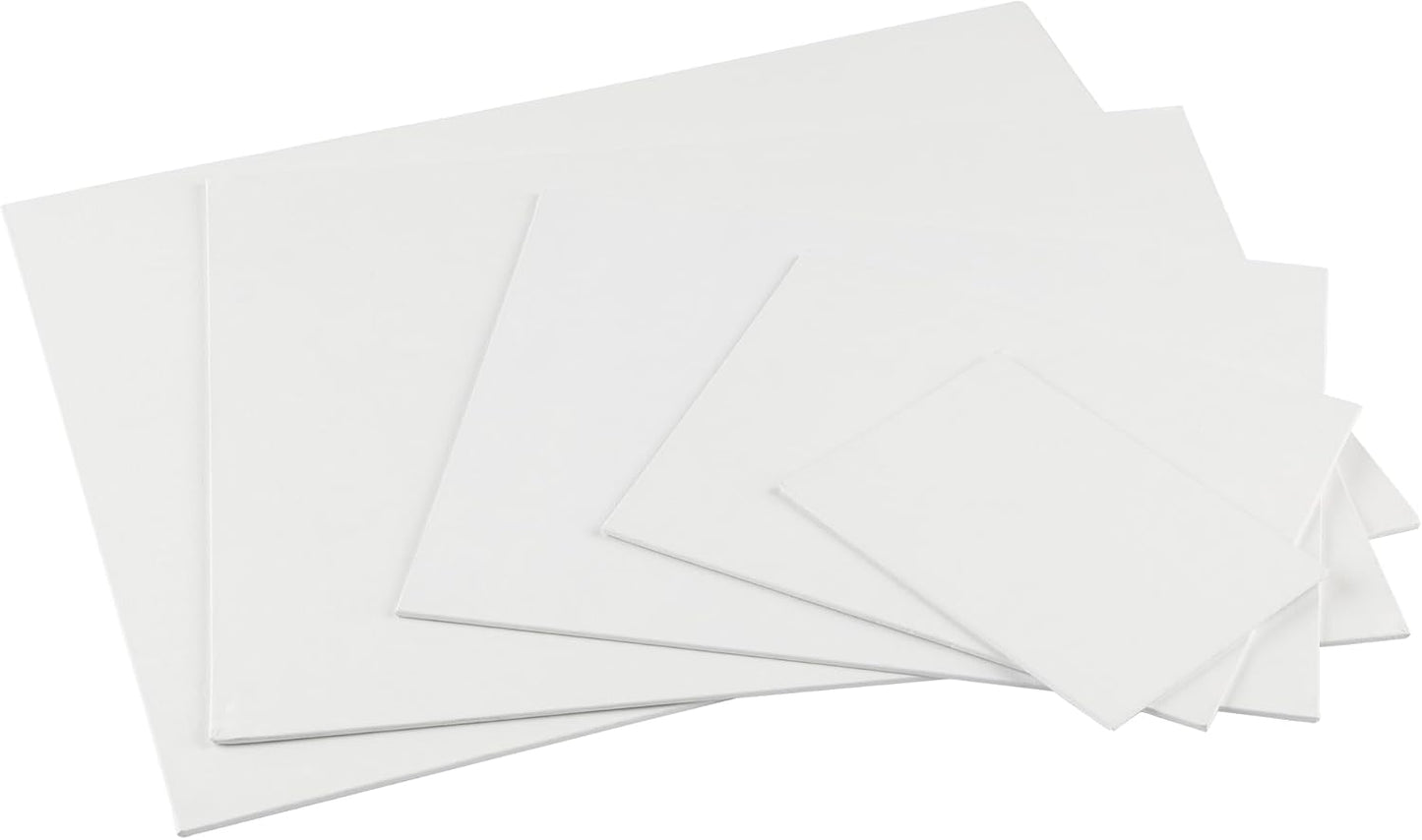 Centurion All-Media Primed Linen Panels - 10x10 3 Pack - 11oz Universal Primed Canvas Boards for Painting, Mounted on MDF Wood, Non-Warping, Ideal for Artists, Professionals, and Painters