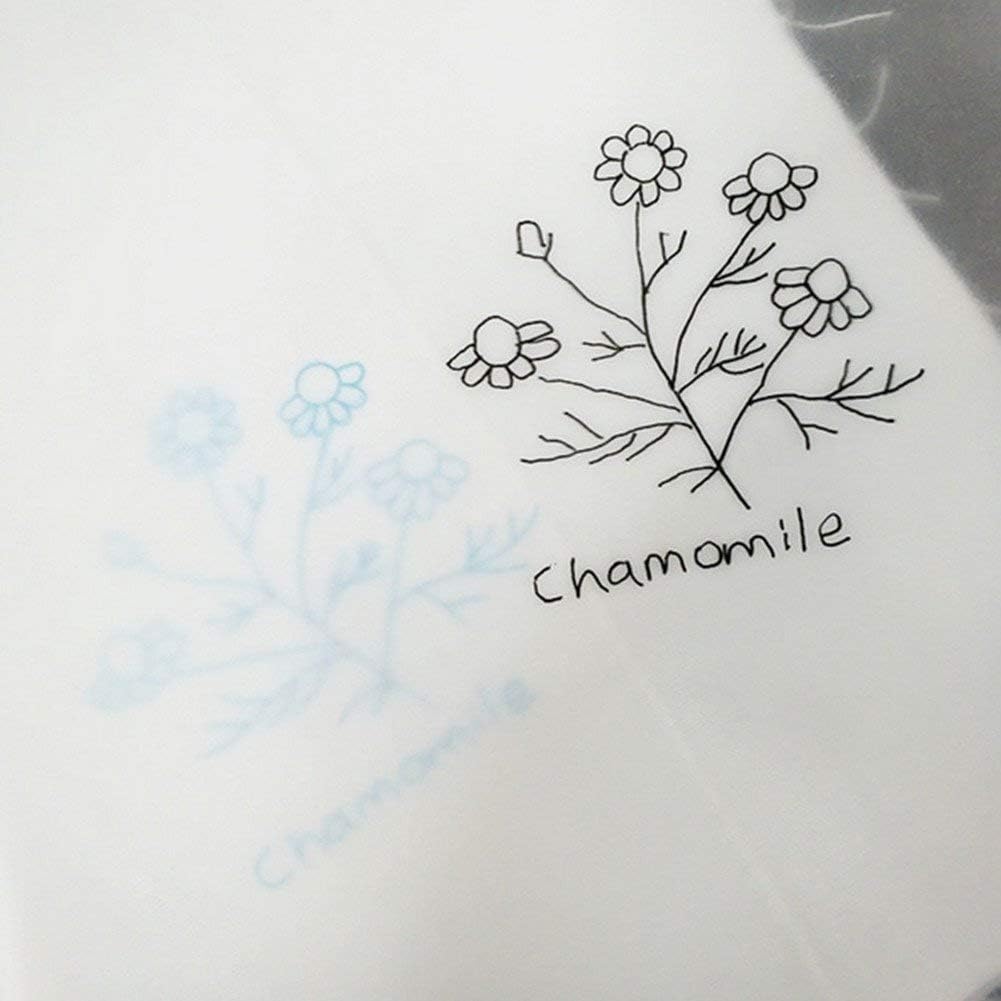 5 Pcs Transfer Paper Repeatedly Use Carbon Water-Soluble Tracing Paper 11"×9",Transfer Pattern on Cloth,Fabric,Canvas,Paper for Home Sewing Cross-Stitch Paint