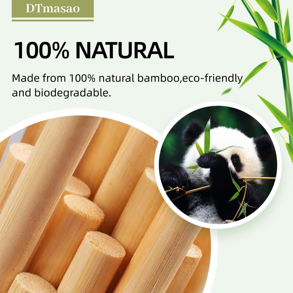 1 x 24 Inch 2 PCS Dowel Rods Wood Sticks Wooden Dowel Rods Unfinished Bamboo Sticks - for Crafts,Home Decor, Model Making and DIYers