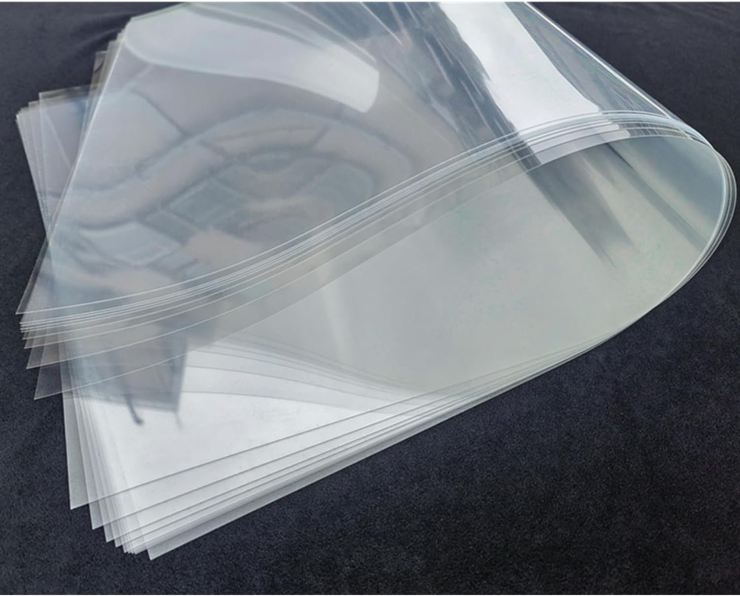 BANLTRE 5 Pack 24" x 36" 10mil/0.25mm Thick Clear Blank Stencil Sheet for Cutting,Craft Plastic Sheets (24" x 36" / 10mil)