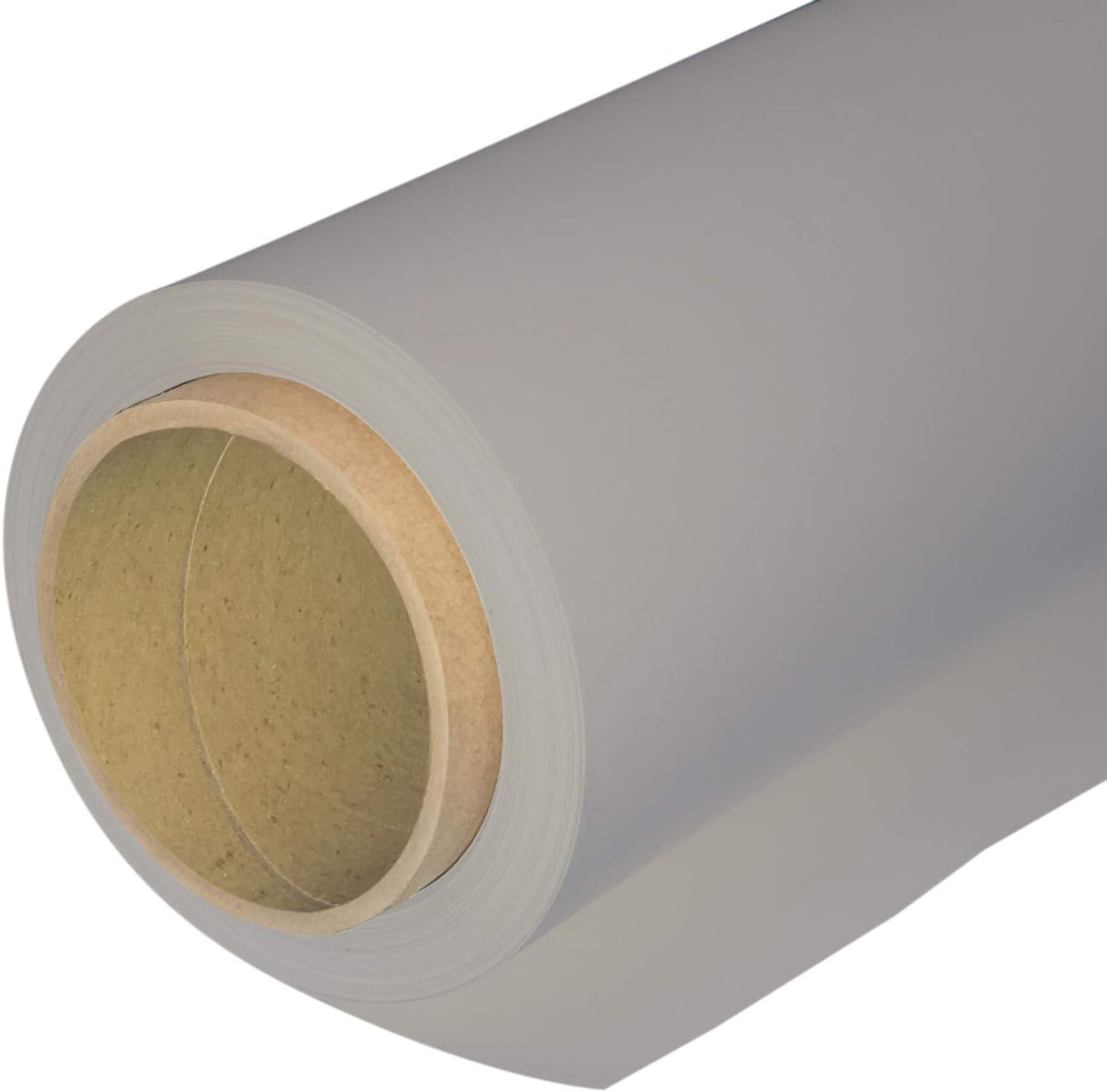 Seamless Photography Background Paper Roll, Grey Photo Paper Backdrop for Photography, Video and Streaming (107''x16' Pursuit Grey)