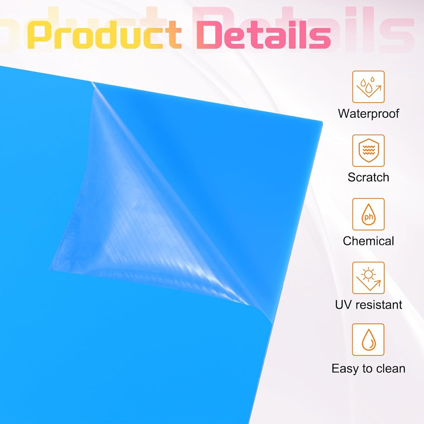 uxcell 3Pcs Acrylic Sheets 12x6 Inch Acrylic Panel 1/8 Inch-3mm Plastic Board for Picture Frames Sign Holders DIY Display Projects Craft, Blue