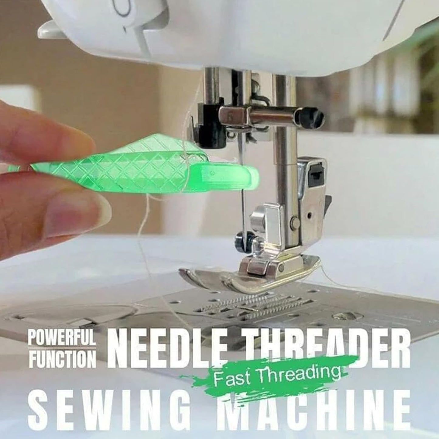 10 Pcs Fish Mouth Sewing Machine Needle Threader,2024 New Upgraded Automatic Sewing Needle Threader,Simple Needle Threader Tool,Quick Sewing Machine Cycle Simple Needle Threader Tool (Pink)