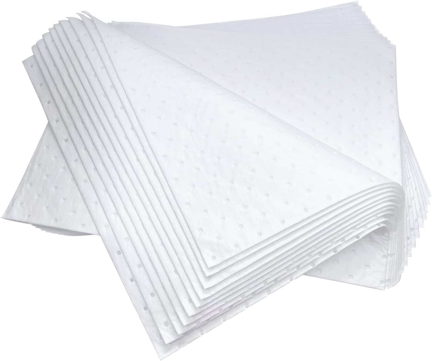 Heavyweight Oil Absorbing Pads,White Absorbing Heavy Weight Oil-Only Absorbent Mat Pad (20 Pads,15" x 20"')…