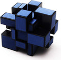 TANCH QIYI Mirror Speed Cube 3x3 Dysmorphism Magic Cube Puzzle Toy Blue
