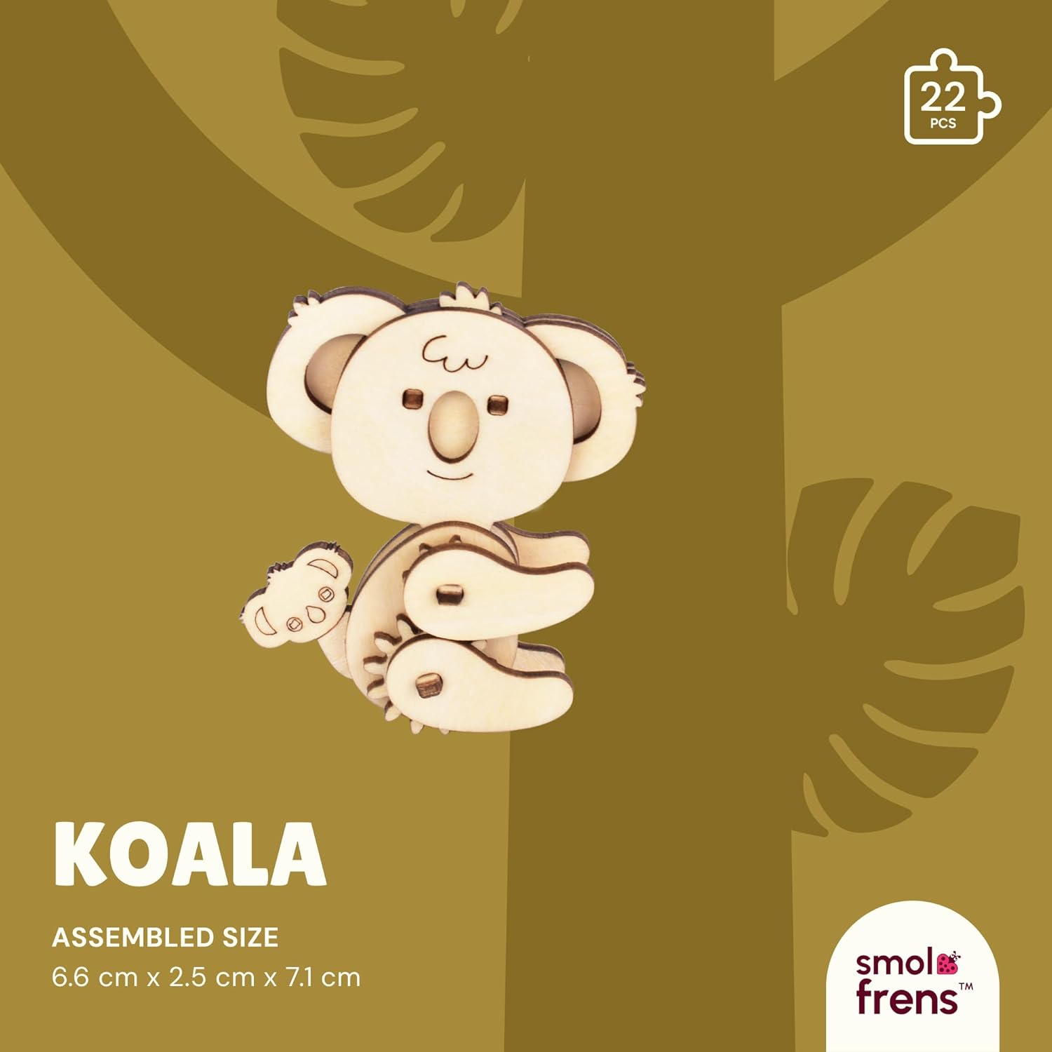 Wooden Animal Puzzles for Ages 8+, 6 Pack 3D Wooden Puzzles, STEM Kits for Kids, Teens, Adults, Wood Crafts Model Kits, STEM Toys, DIY Art Projects, Educational Gifts Toys, Party Favors - Exotic Frens