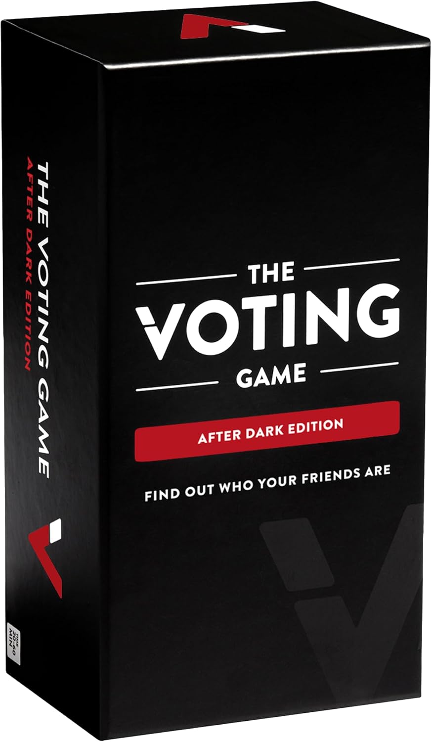 The Voting Game After Dark Edition - The Hilarious Adult Party Card Game About Finding Out Who Your Friends are - Perfect for College Students, Fun Parties and Board Games Night with Your Group