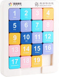 Cuberspeed Slide Number Puzzle 20 magnetized Klotski Puzzle Brain Teasers Toys Jigsaw Intelligence 4X5 Klotski Blocks Toys (Macaroon)