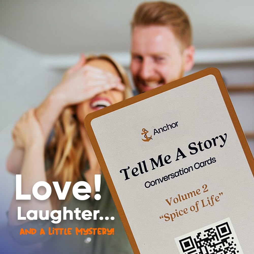 Conversation Starter Cards - Fun Prompts for Families, Friends, Seniors & Couples - Family Conversation Cards & Card Game for Couples (Volume 2)