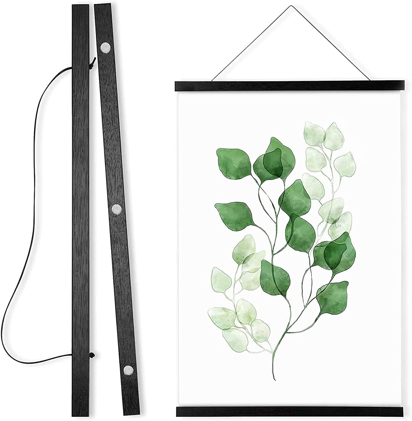 WITCOLOR Magnetic Poster Hanger Frame, 20" Wide Magnetic Hanging Frames 20x28 20x30 20x20 20x16 20x24 Magnet Poster Holder for Wall Hang Poster (Black)