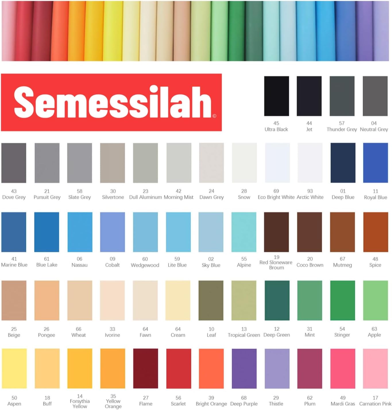 Seamless Photography Background Paper Roll, Blue Photo Paper Backdrop for Photography, Video and Streaming (Pursuit Grey, 82" x16')
