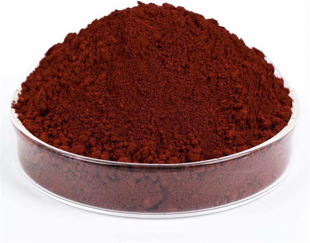 GOODTAKE Concrete Pigment, Wine Red Iron Oxide Cement Dye Color for Pastel, Tile, Paint, Mortar, Clay, Lime, Grout (Wine Red, 20 oz)
