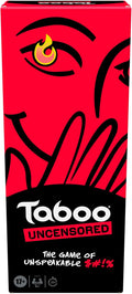 Hasbro Gaming Taboo Uncensored Board Game for Adults Only | Ages 17+ | 4+ Players | 20 Mins. Avg. | Hilarious NSFW Party Games for Adults