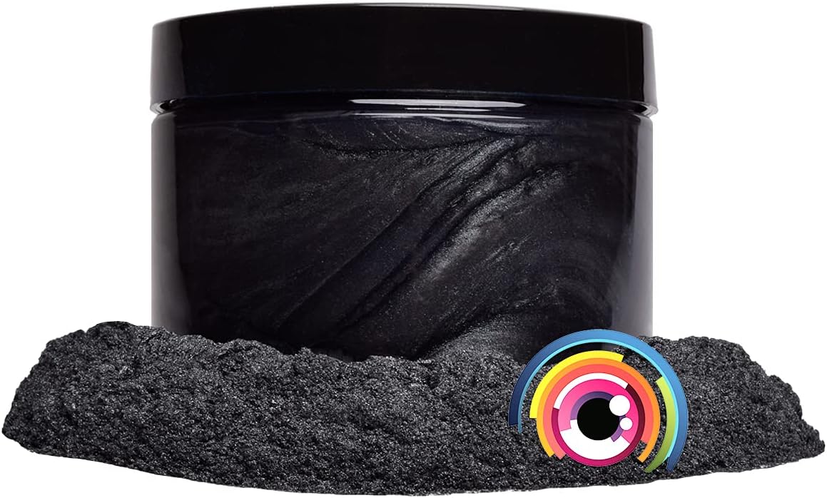 Eye Candy Premium Mica Powder Pigment “Japanese Steel Grey” (50g) Multipurpose DIY Arts and Crafts Additive | Epoxy, Resin, Bath Bombs, Paint, Soap, Nail Polish, Lip Balm (Japanese Steel Grey, 50G)