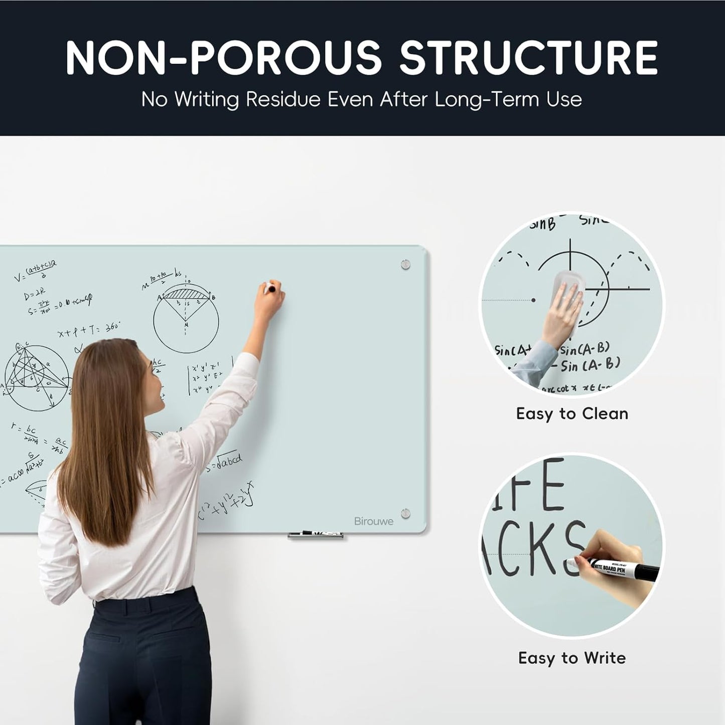 Glass Whiteboard 36 * 60Inches