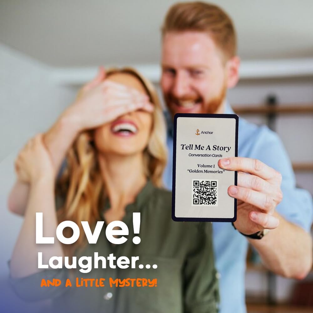 Conversation Starter Cards - Fun Prompts for Families, Friends, Seniors & Couples - Family Conversation Cards & Card Game for Couples (Volume 1)