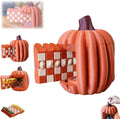 Pumpkin Game Set: Magnetic Chess Checkers, Cribbage, Dice Tower, Card Holder, Gourd Gambit Pumpkin Chess Expansion Pack for Gourd Games, 3D Printing Portable Adult Pumpkin Board Game Set(#1)